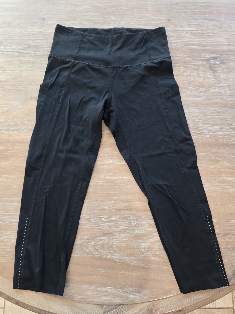 lululemon athletica Black High-Rise Leggings with Side Pockets
